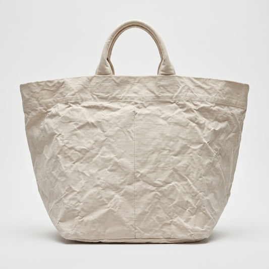 Textured Linen Tote Bag