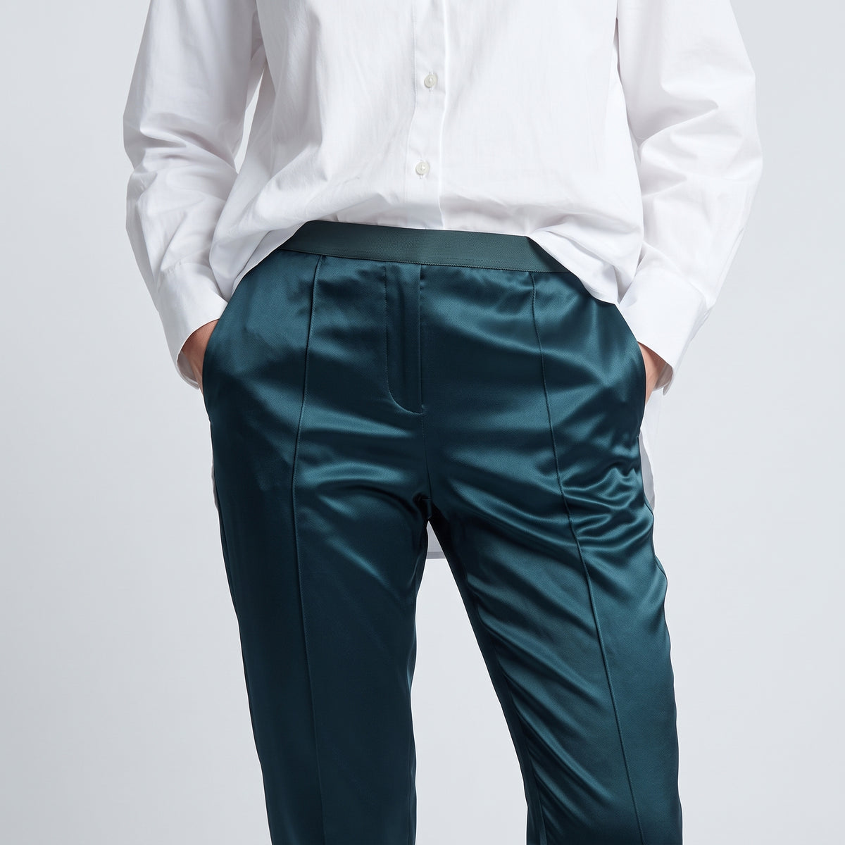 Sleek Dark Green Trousers