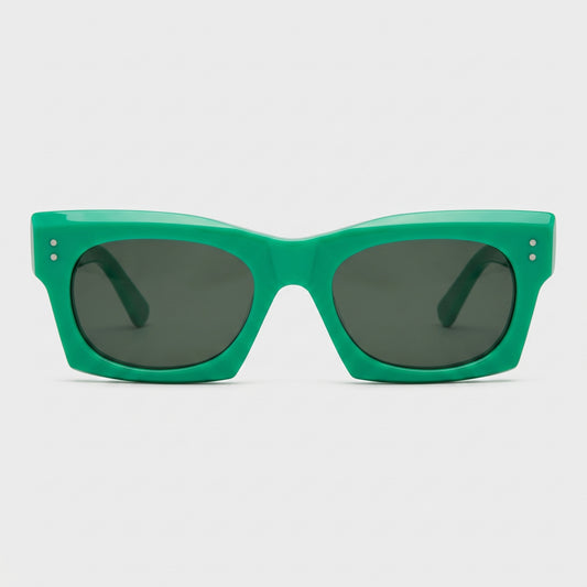 Bold Green Chunky Sunglasses
