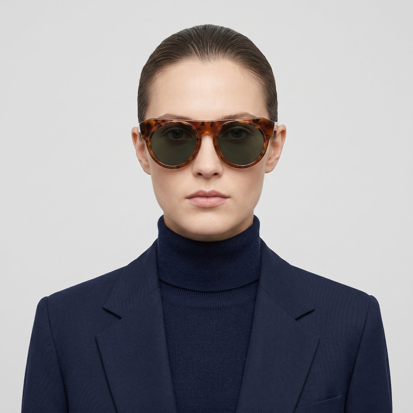 Tortoiseshell Flat Top Sunglasses