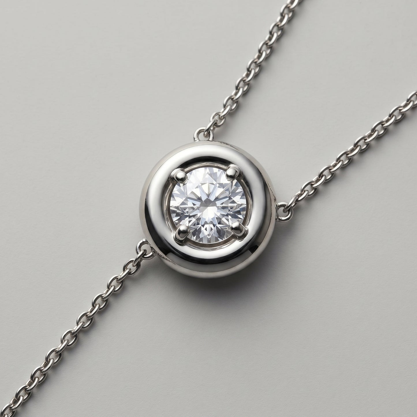 Minimalist Diamond Drop Necklace