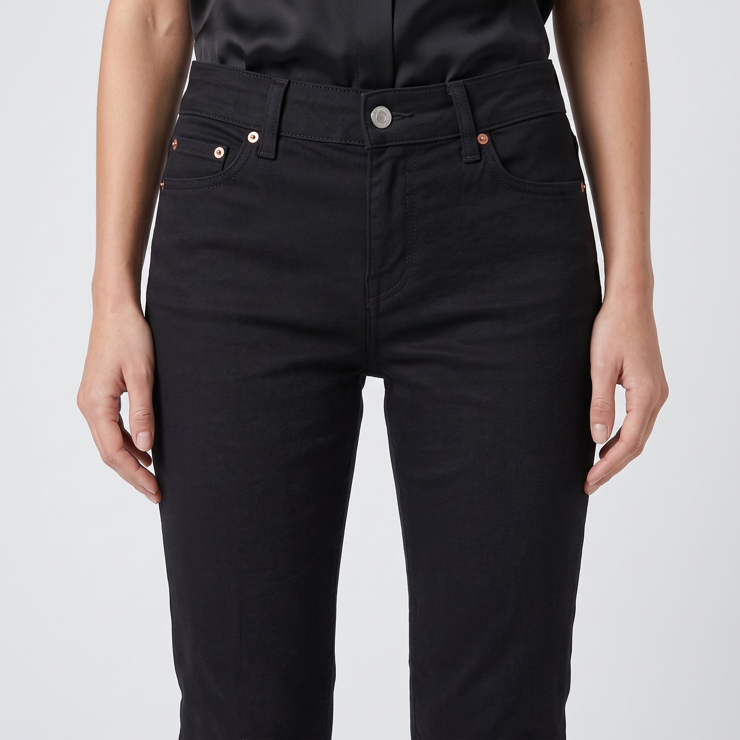 Classic Black Slim Fit Denim