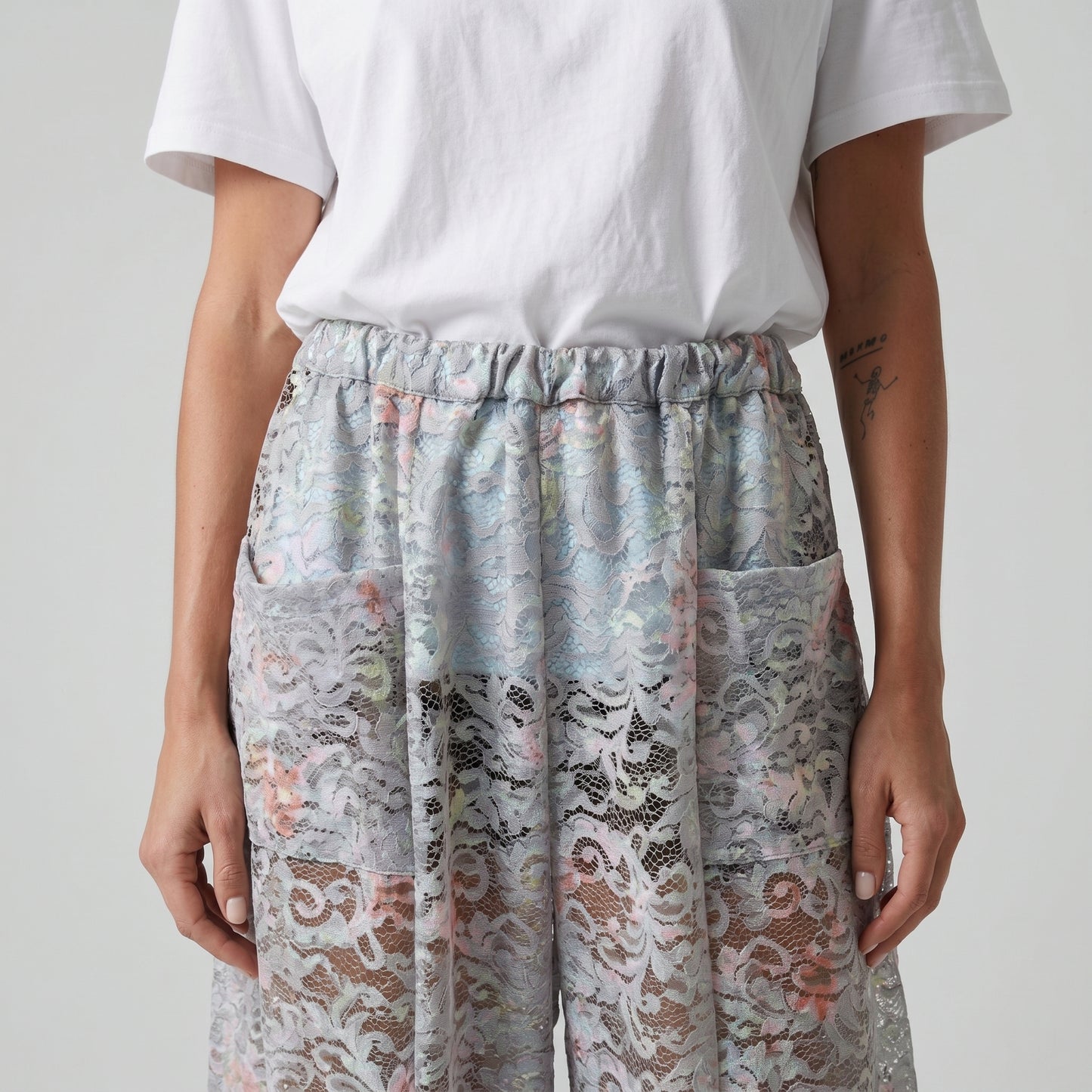 Floral Lace Jogger Trousers