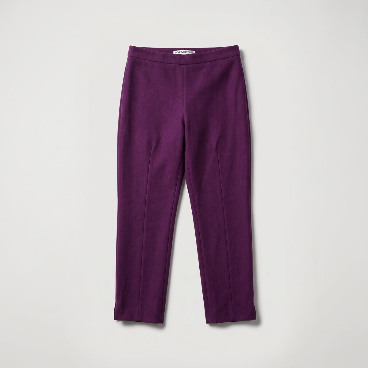 Tailored High-Waisted Purple Trousers
