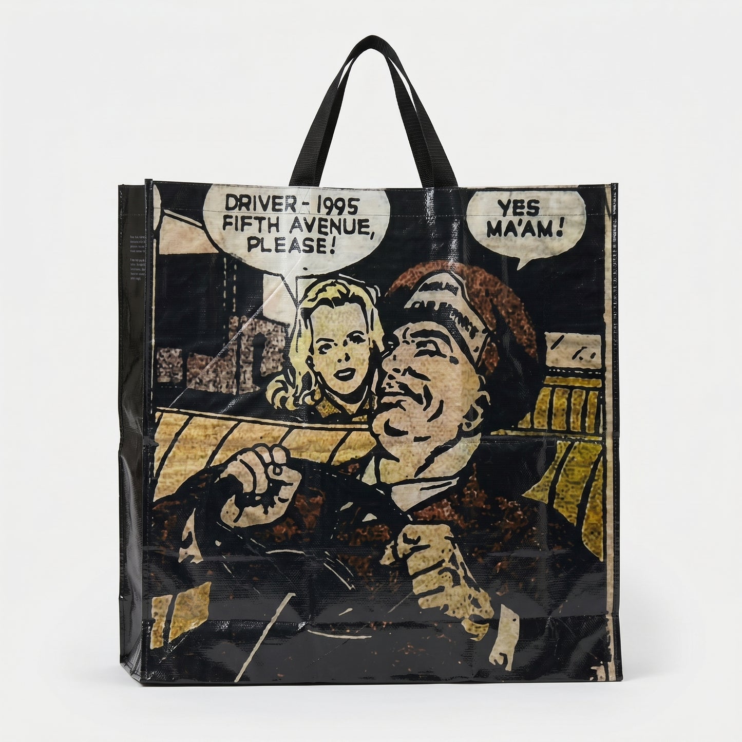 Comic Print Graphic Shopper Bag