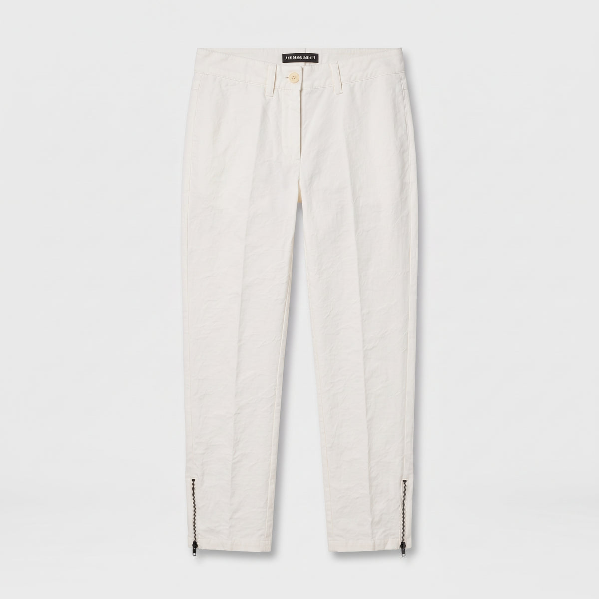 Classic Tailored Zip-Cuff Trousers