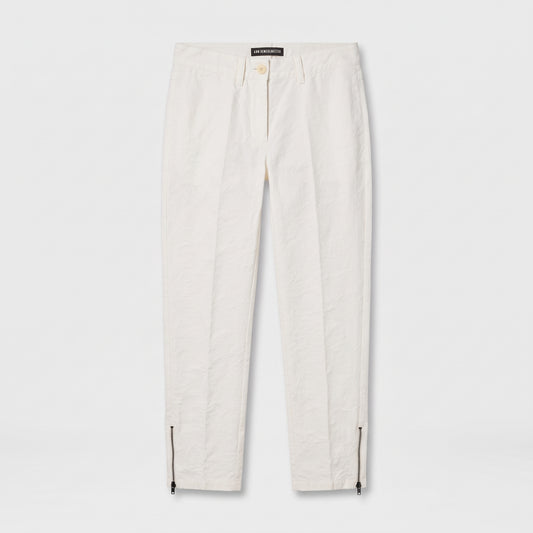 Classic Tailored Zip-Cuff Trousers