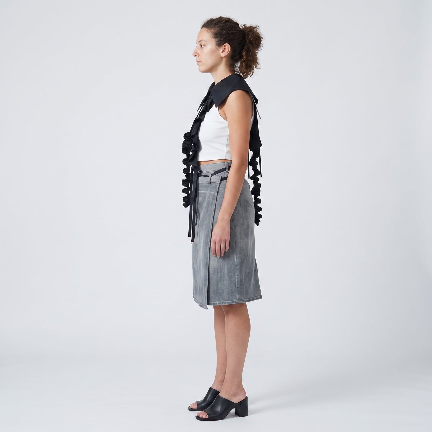 Architectural Ruffled Collar Piece