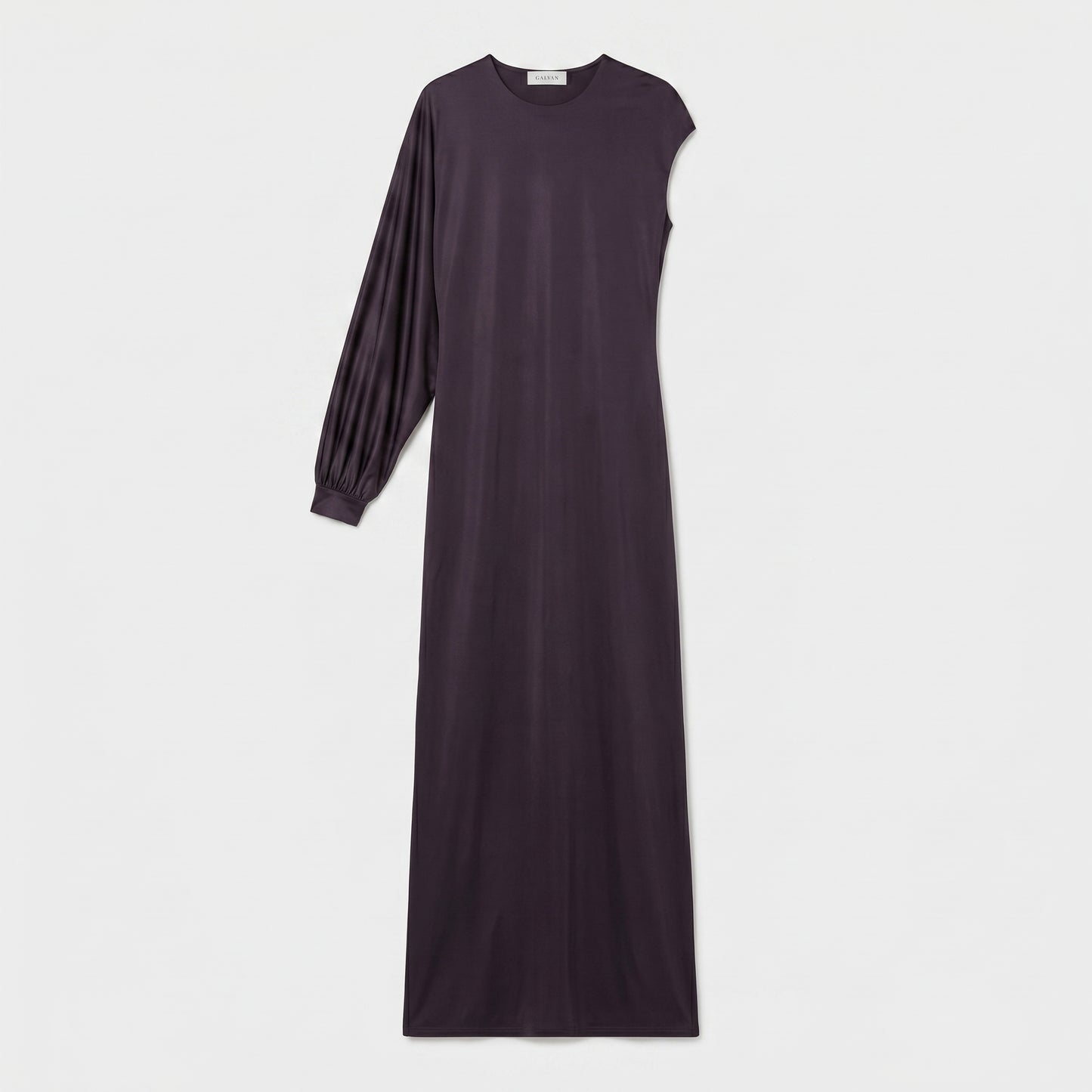 Asymmetrical One Sleeve Maxi Dress
