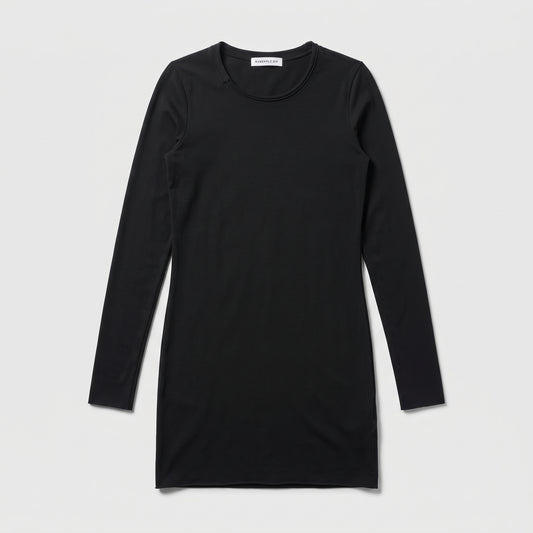 Essential Black Long Sleeve Dress