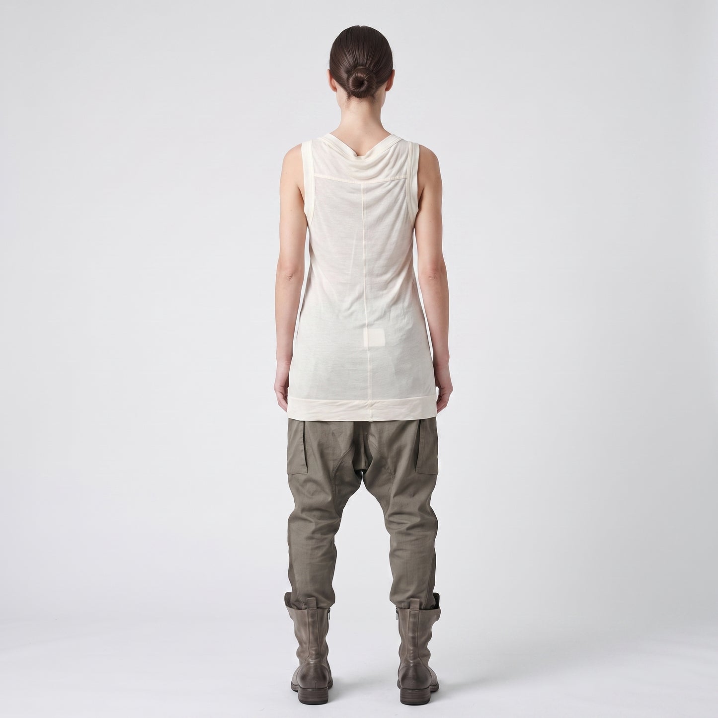 Abstract Graphic Sleeveless Top