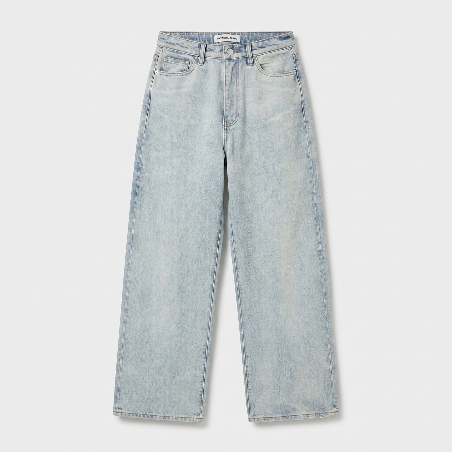 Light Wash Wide Leg Jeans