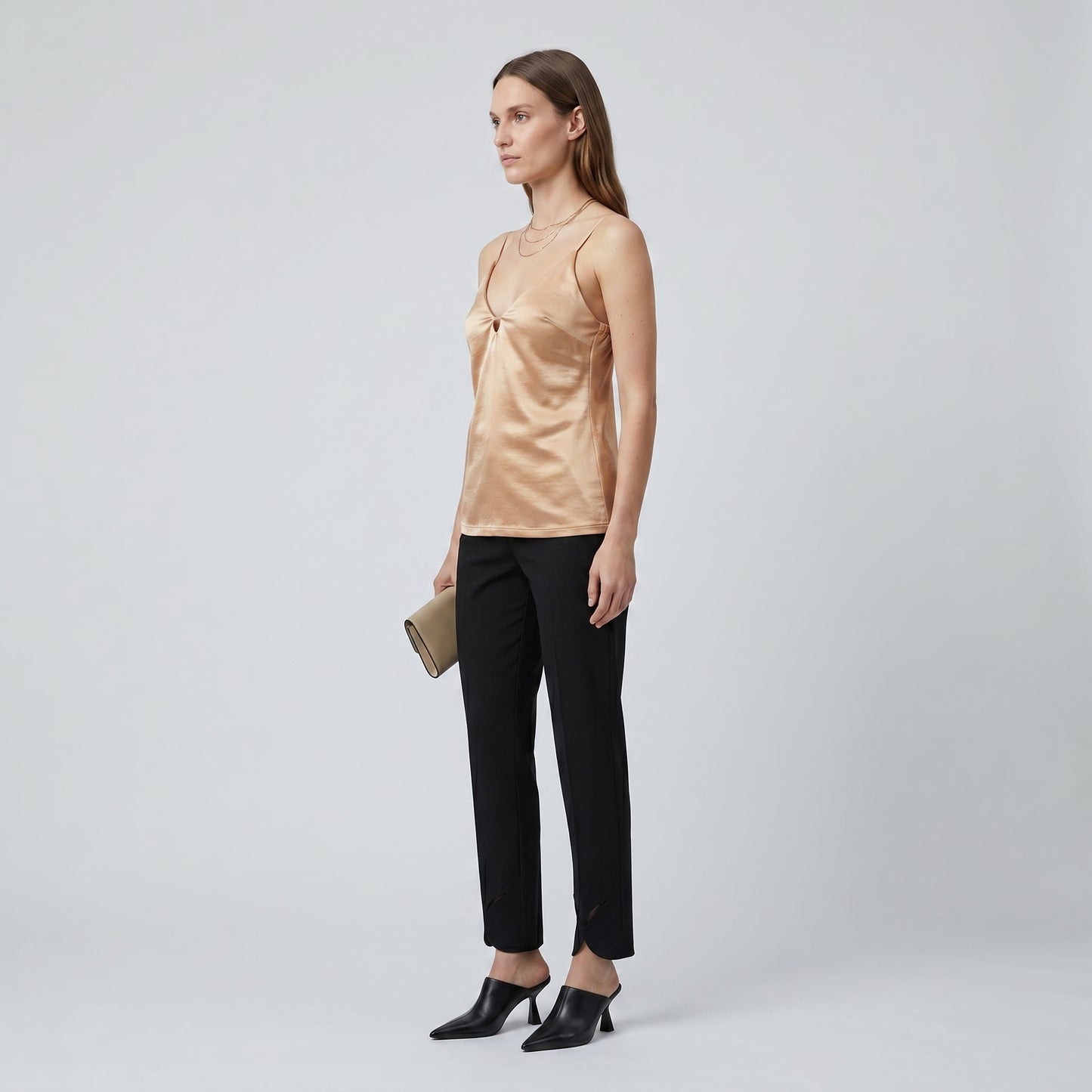 Elegant Satin Camisole Top