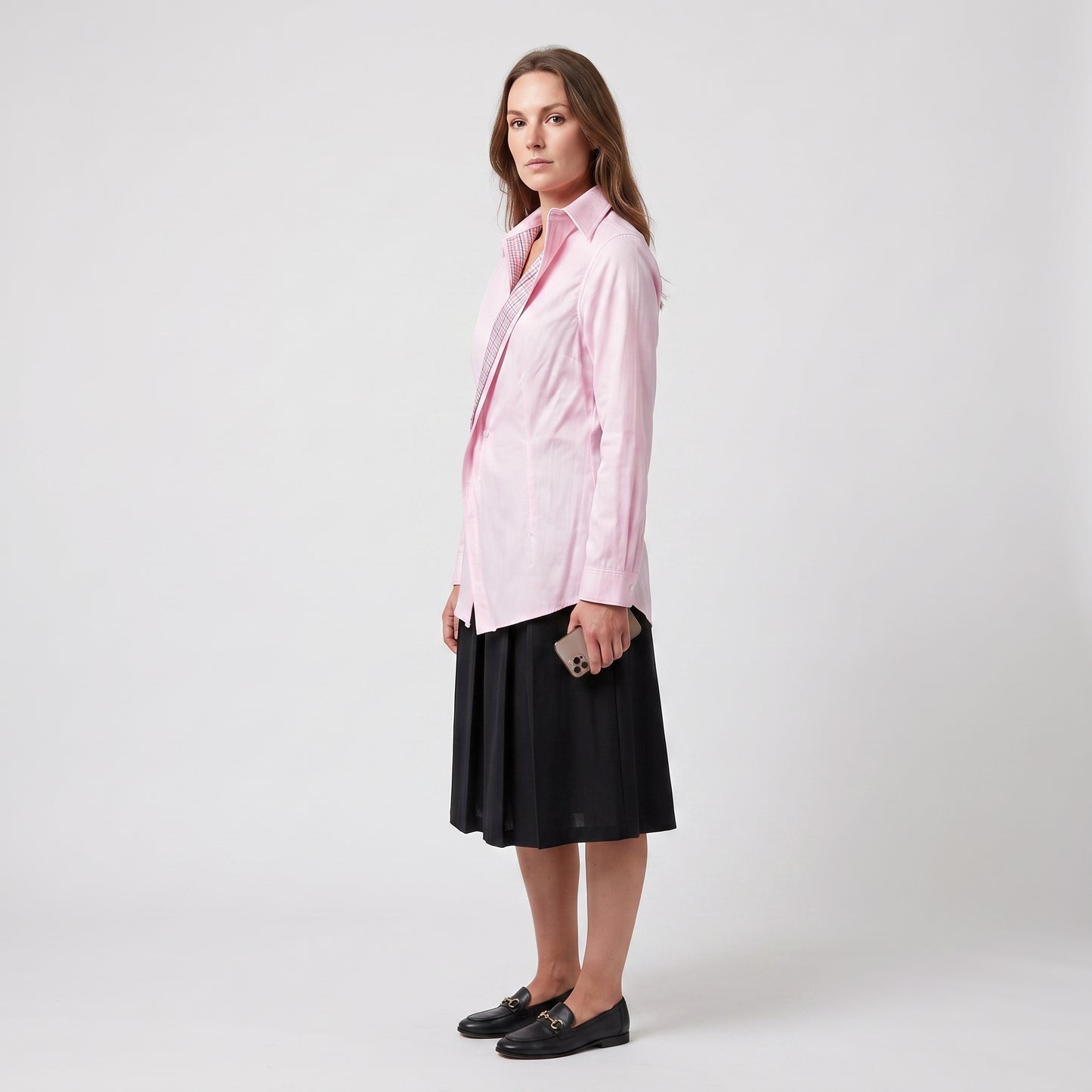 Classic Pink Collared Shirt
