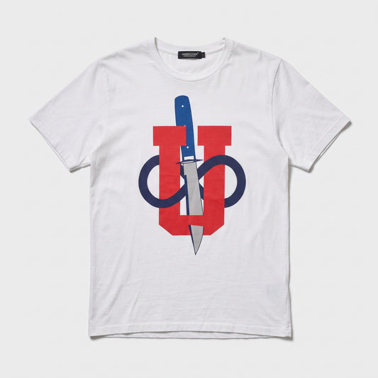 Graphic Knife Print Cotton Tee