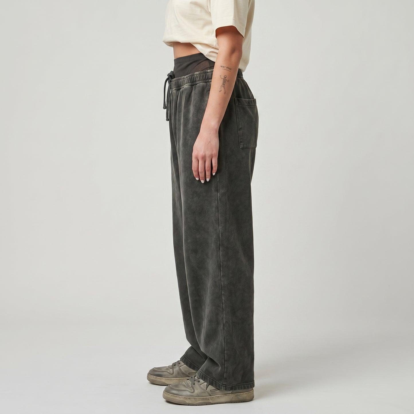 Vintage Washed Relaxed Trousers