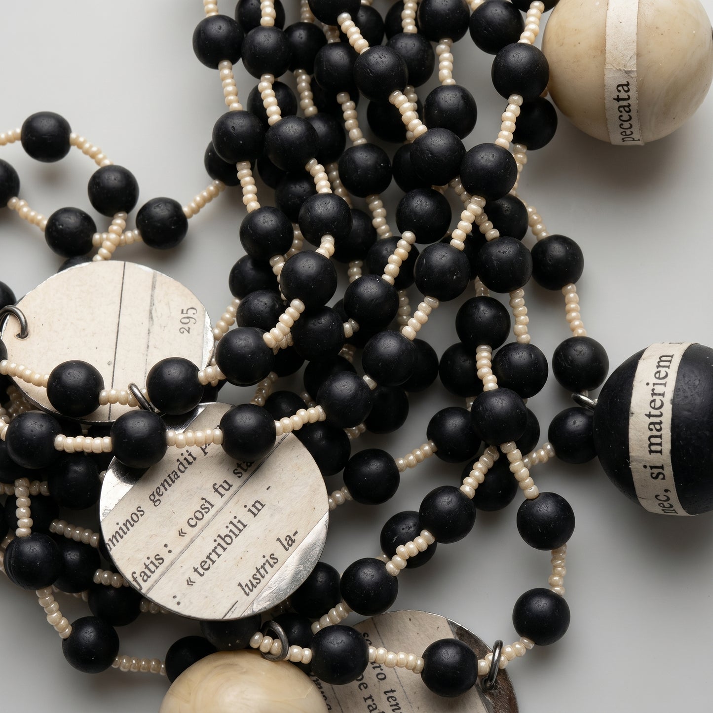 Multilayered Statement Bead Necklace