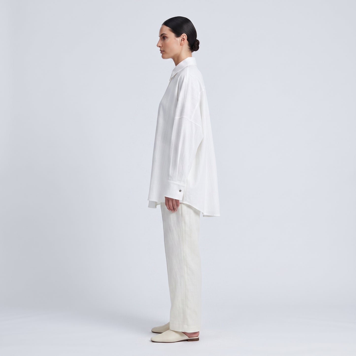 Essential Oversized White Cotton Shirt