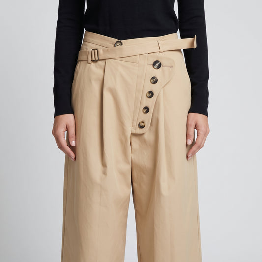 Belted Wide Leg Trousers