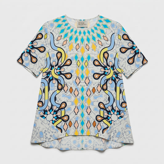 Abstract Graphic Print Tee