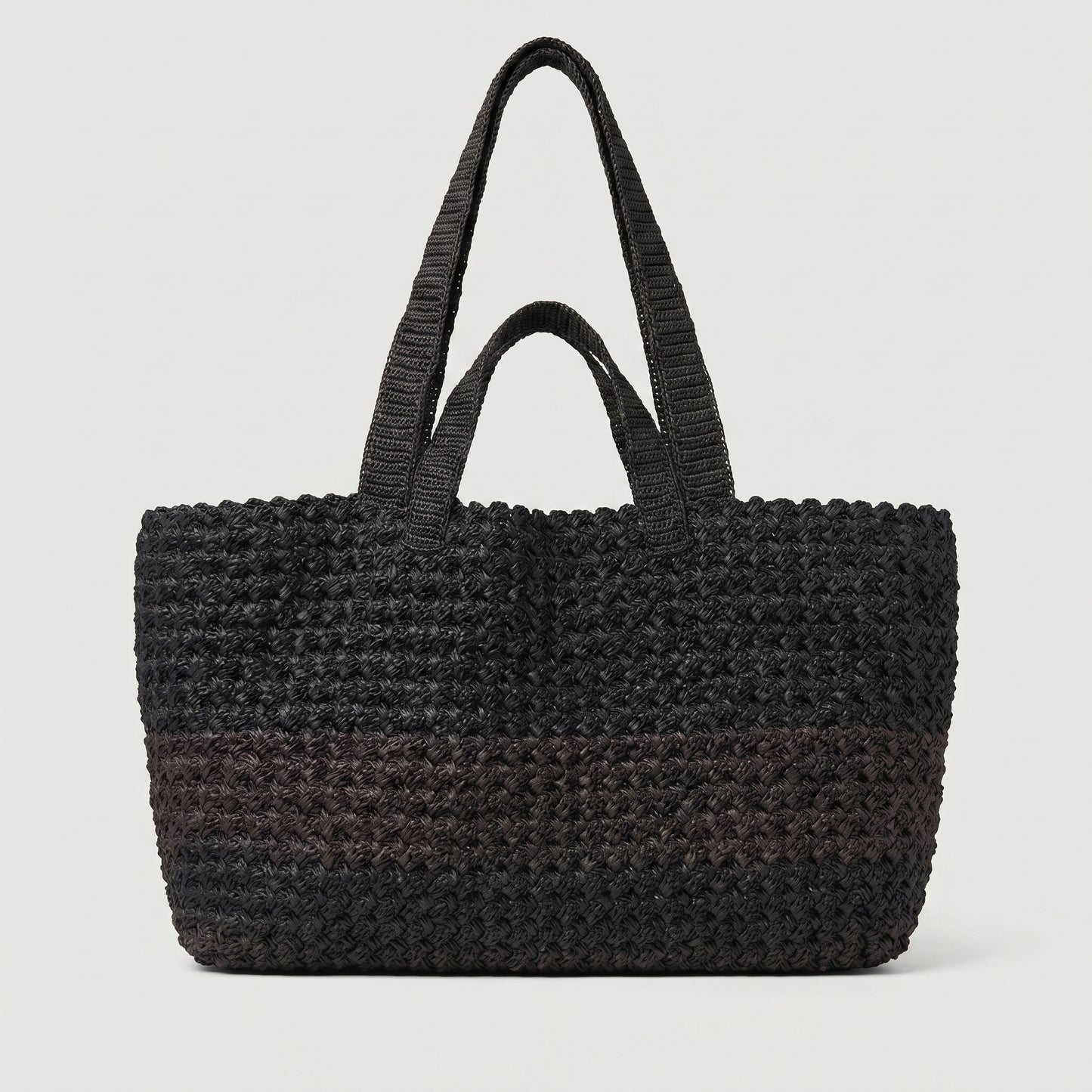 Woven Dual Handle Tote Bag