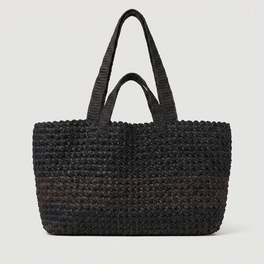Woven Dual Handle Tote Bag