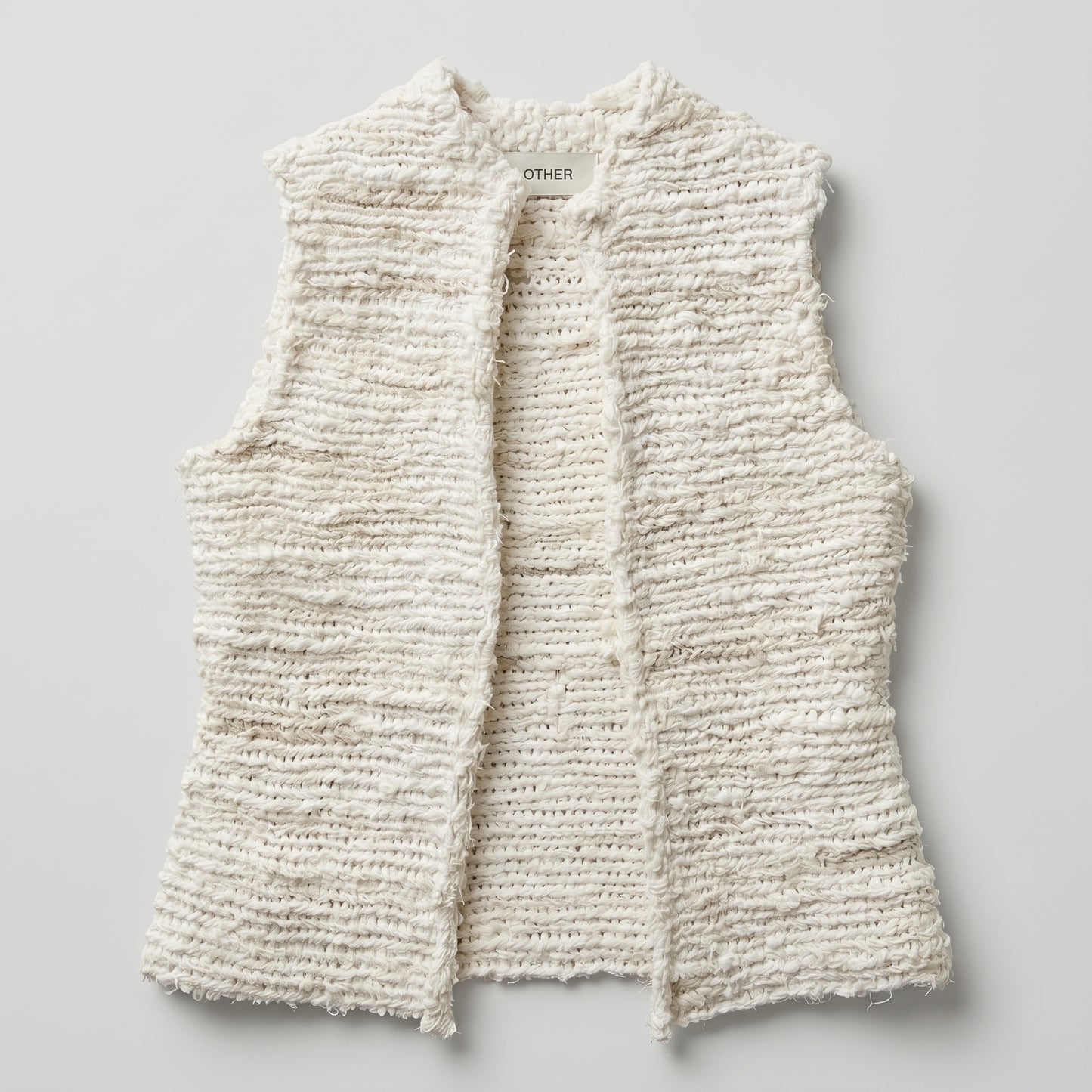Artisanal Textured Knit Vest