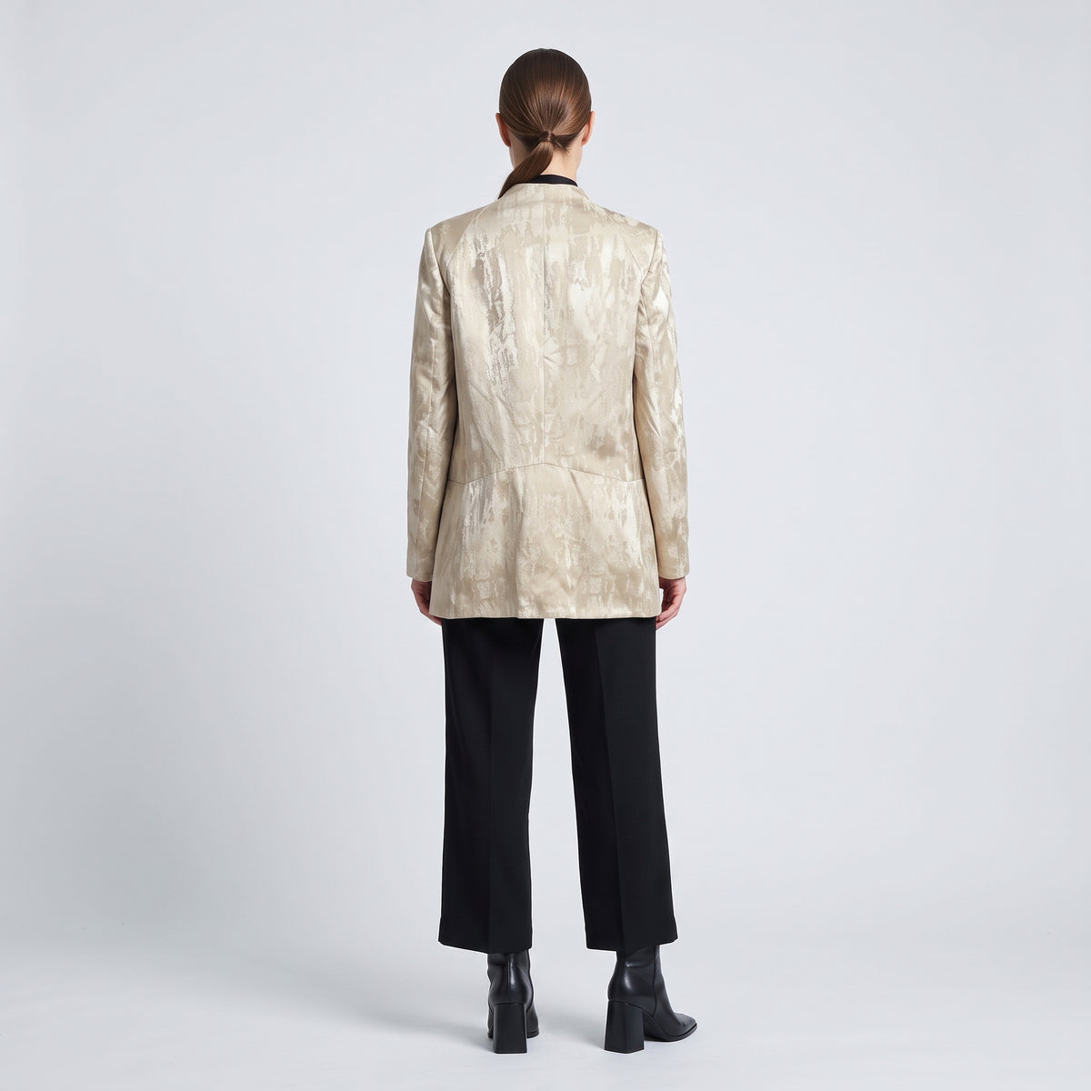 Abstract Print Tailored Jacket