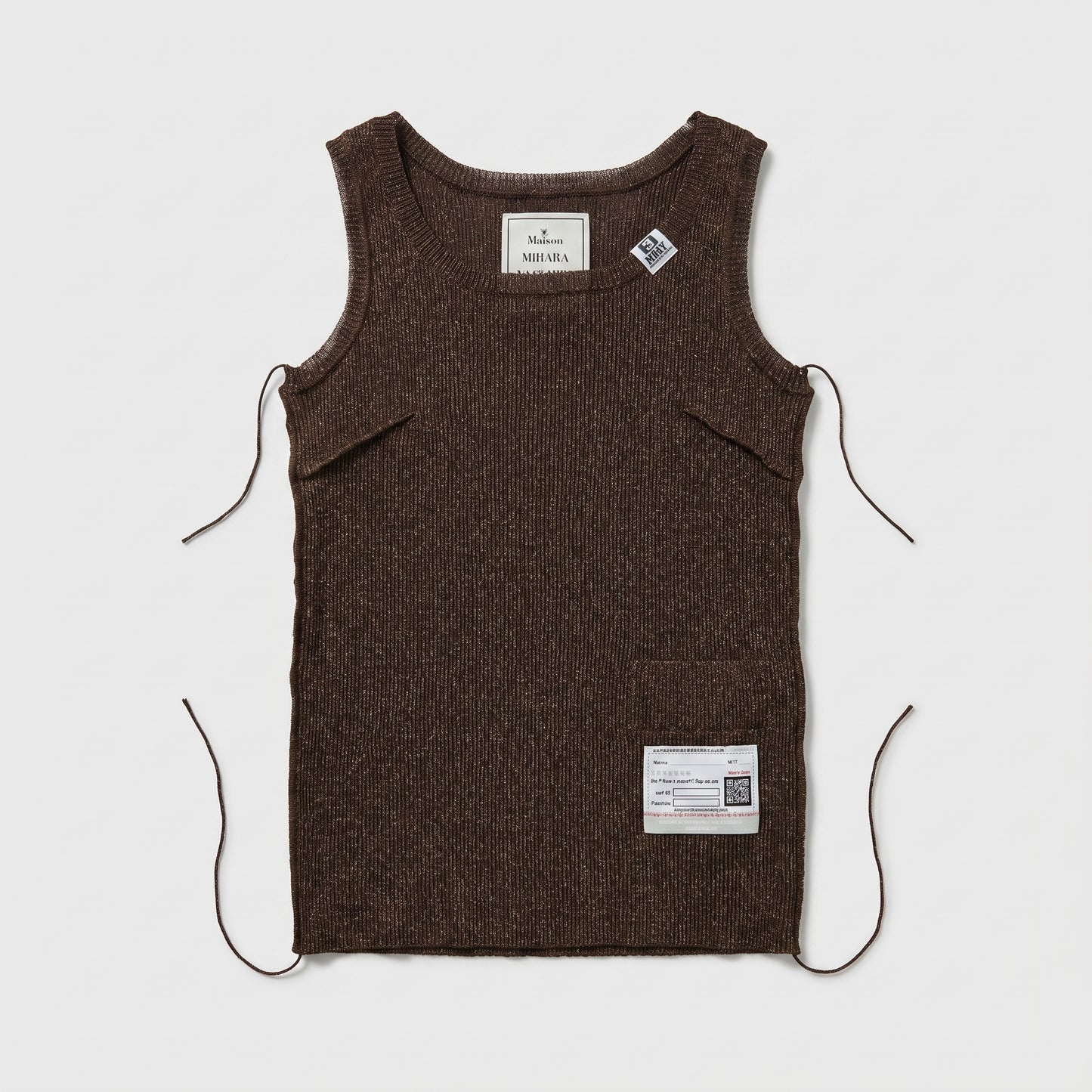 Metallic Knit Sleeveless Tank