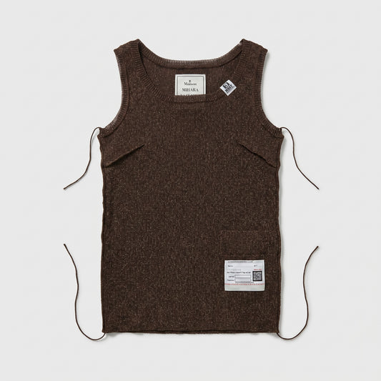 Metallic Knit Sleeveless Tank