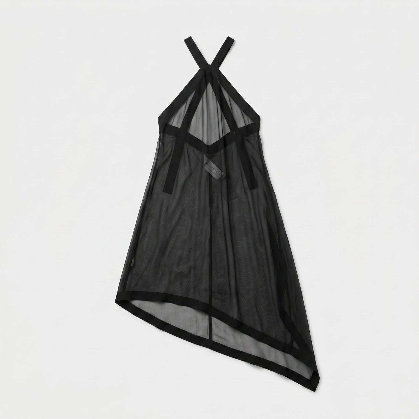 Sheer Asymmetric Halter Top
