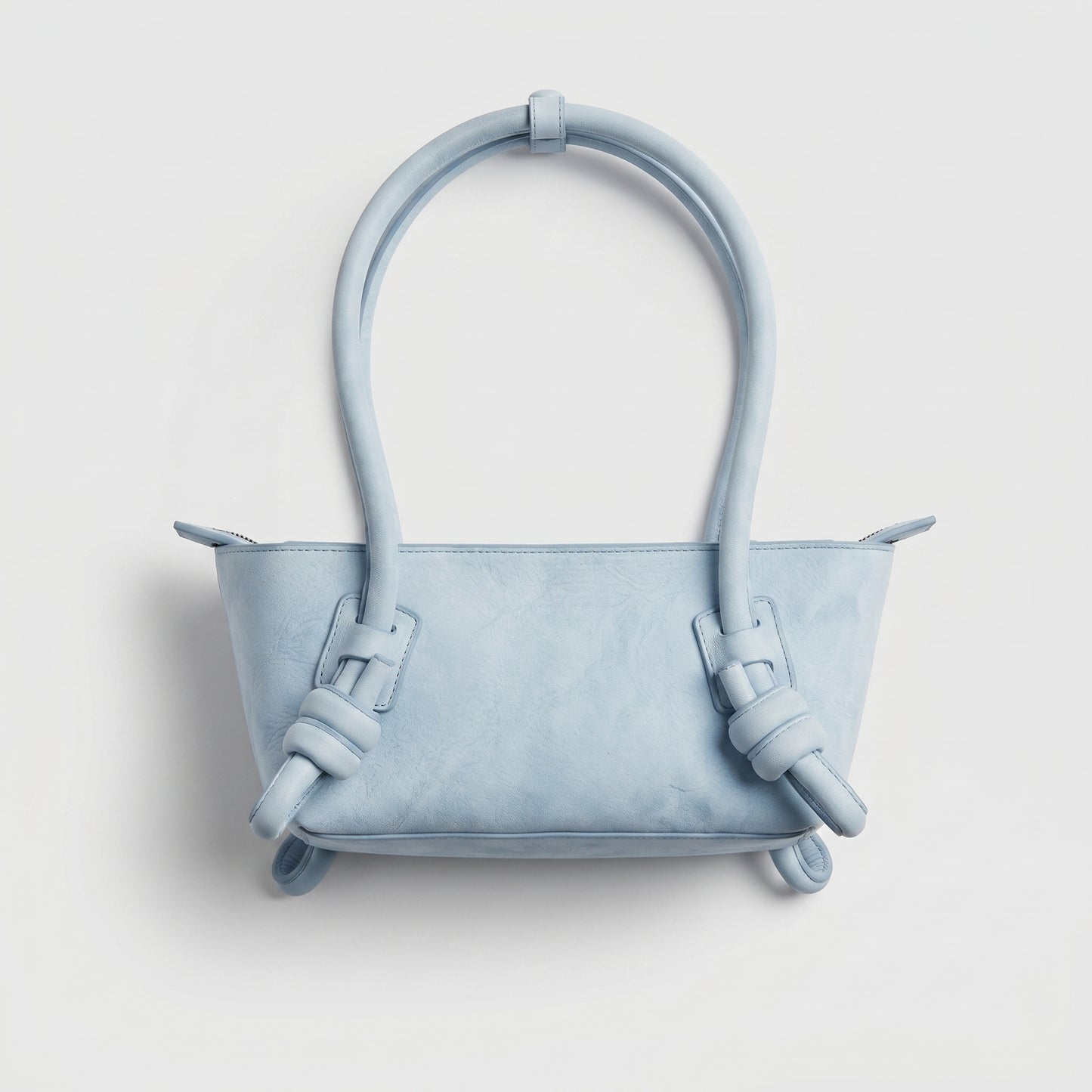 Pastel Blue Knotted Mini Bag