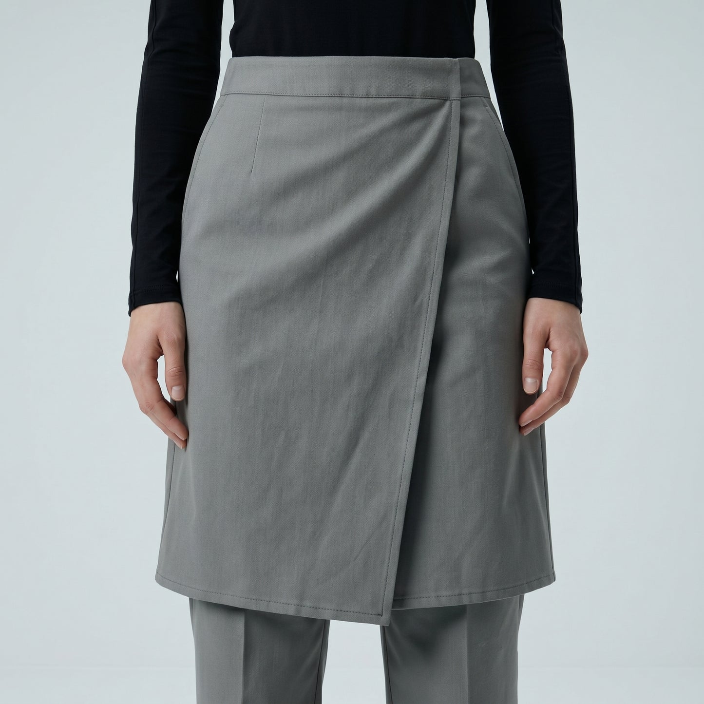 Tailored Skirted Trousers