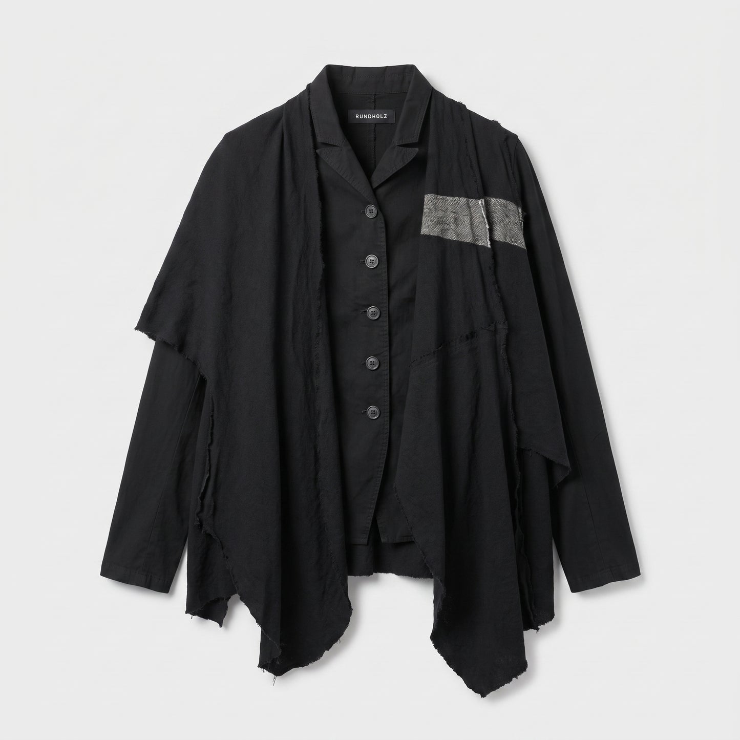 Asymmetric Layered Tailored Jacket