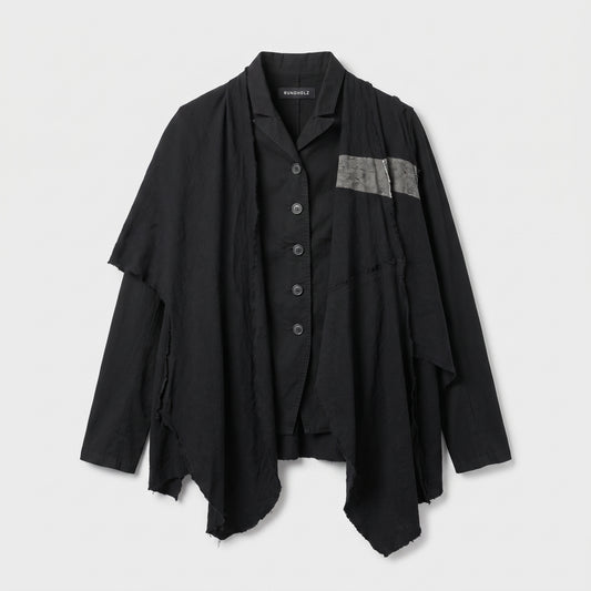 Asymmetric Layered Tailored Jacket