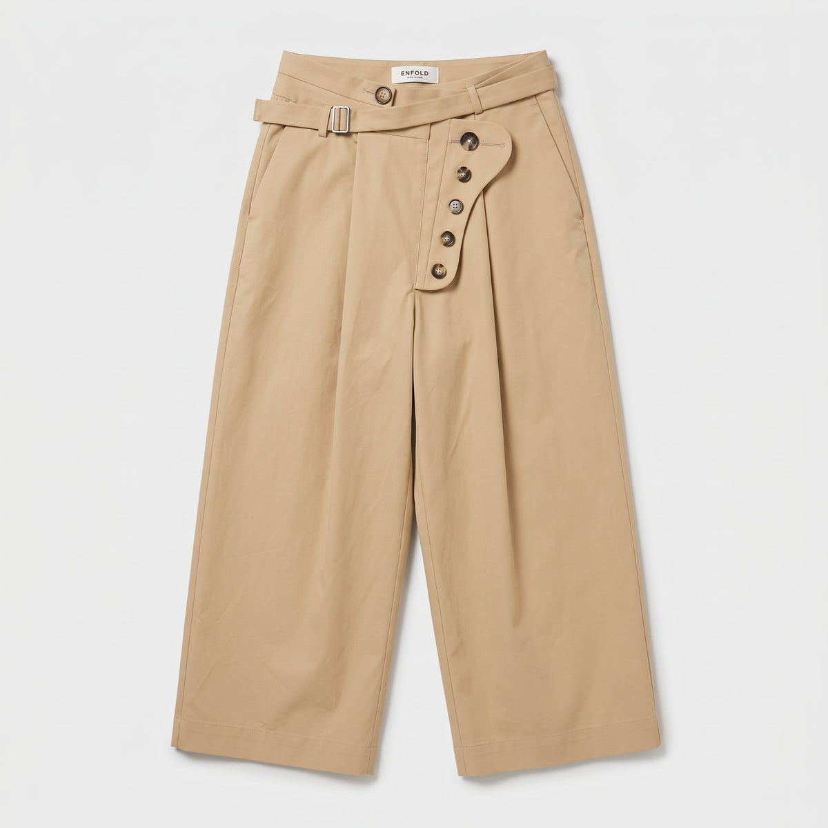 Belted Wide Leg Trousers