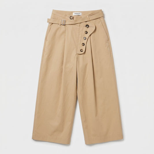 Belted Wide Leg Trousers