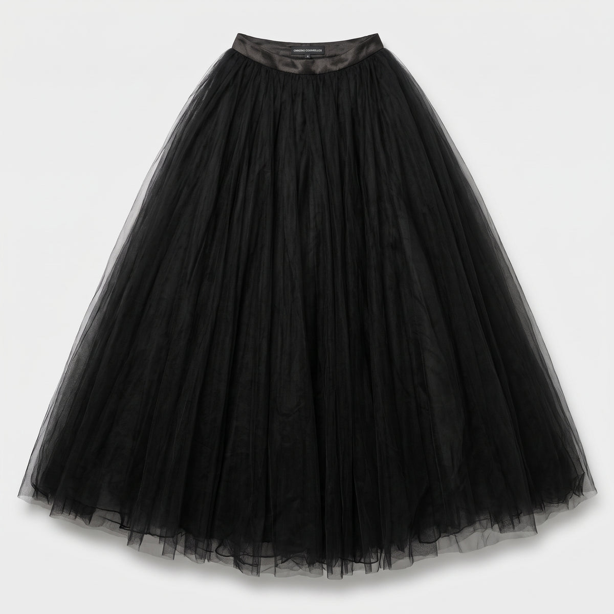 Voluminous Black Tulle Skirt