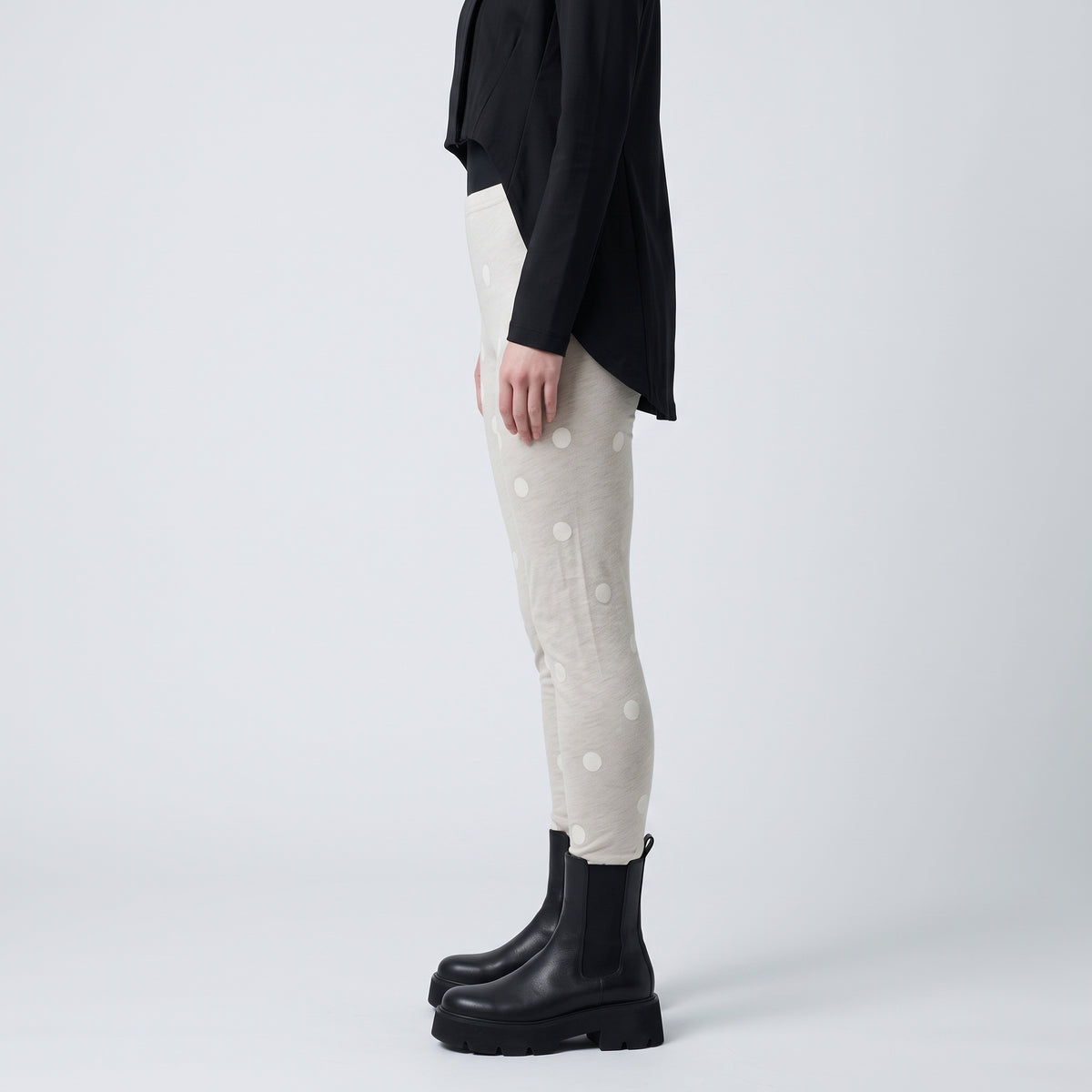 Polka Dot Jersey Leggings