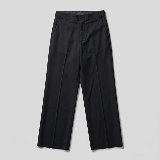 Tailored Black Cropped Trousers