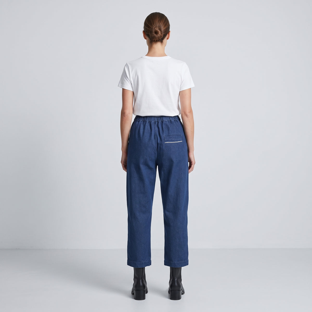 Relaxed Indigo Denim Trousers