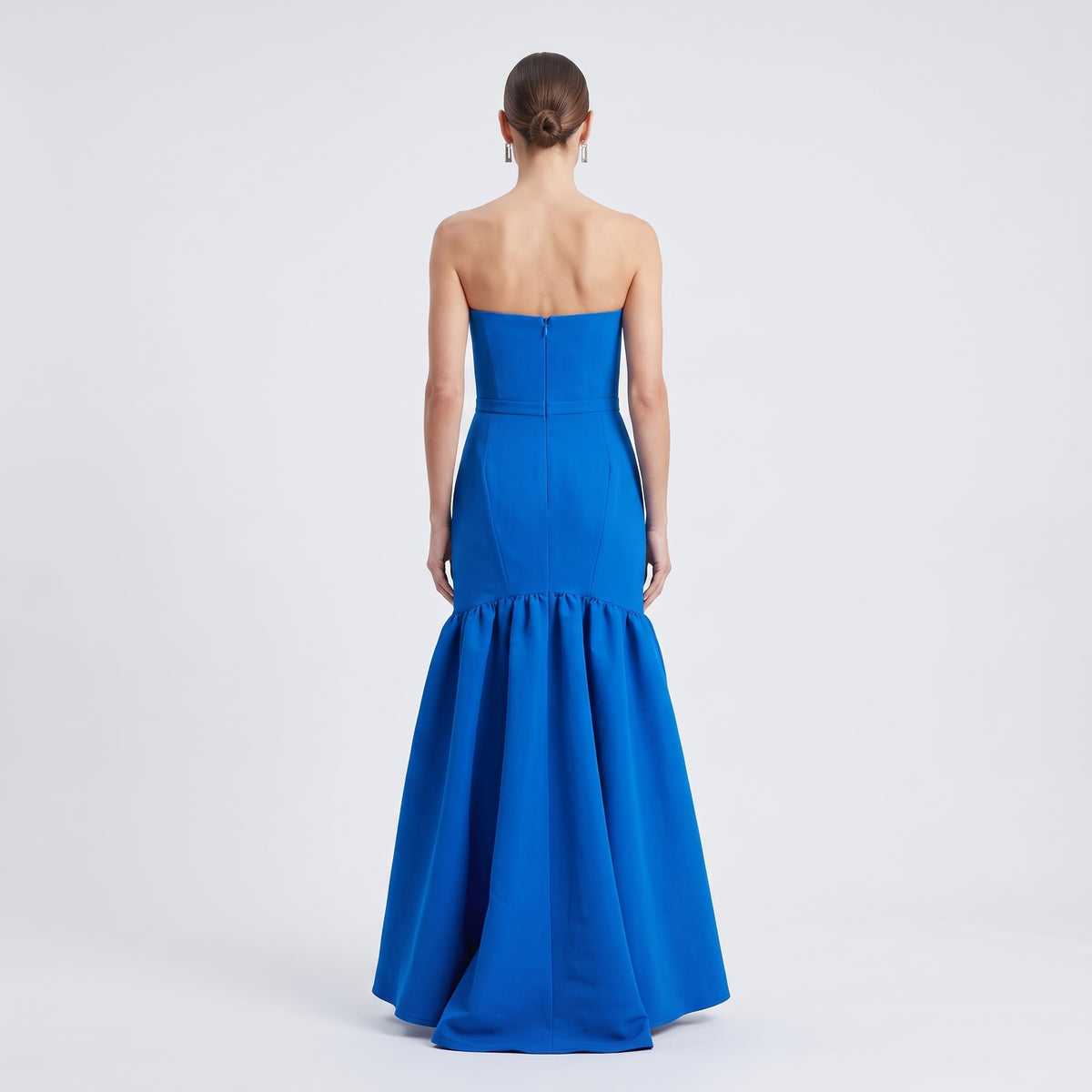 Cobalt Blue Structured Mermaid Gown