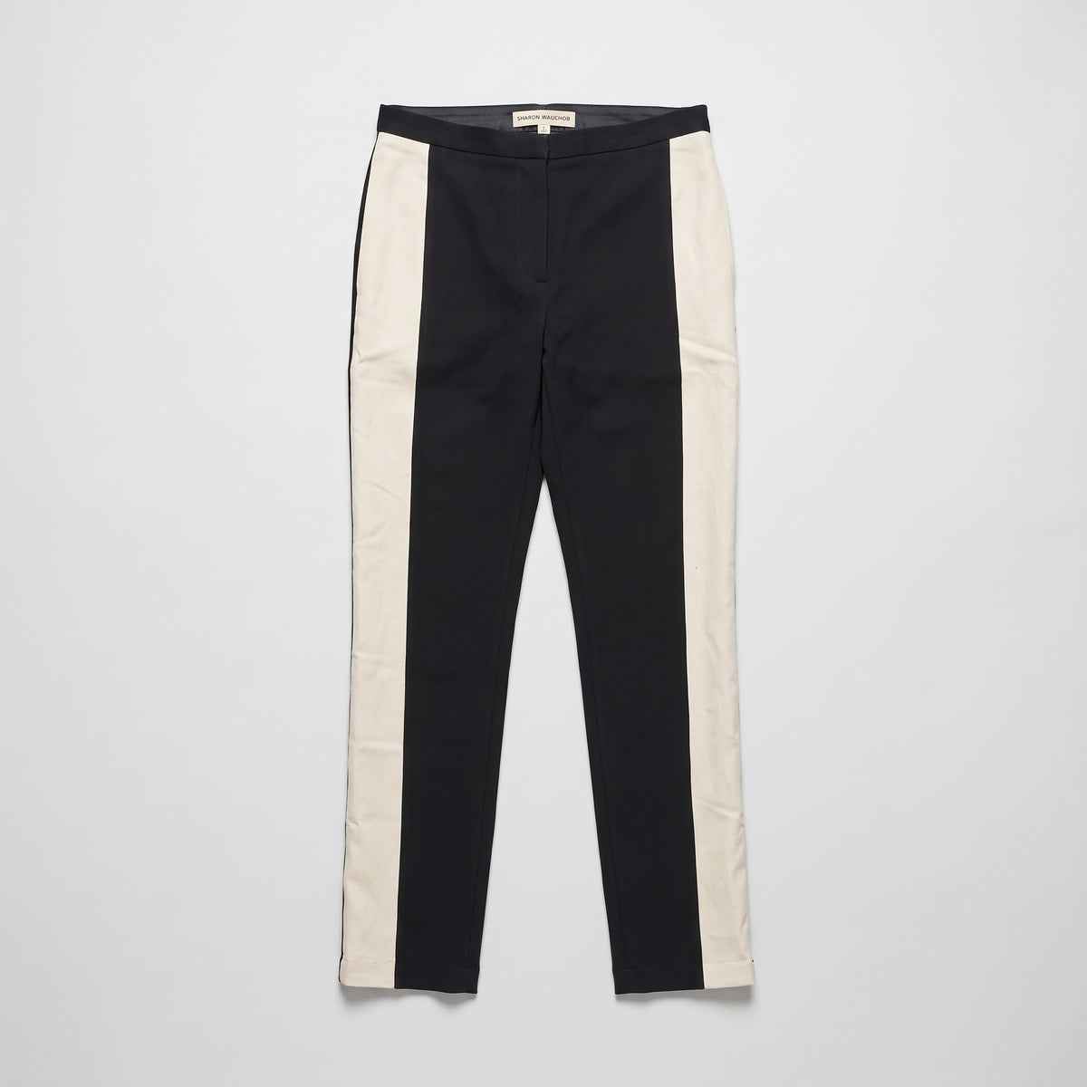 Colorblock Tailored Slim Trousers