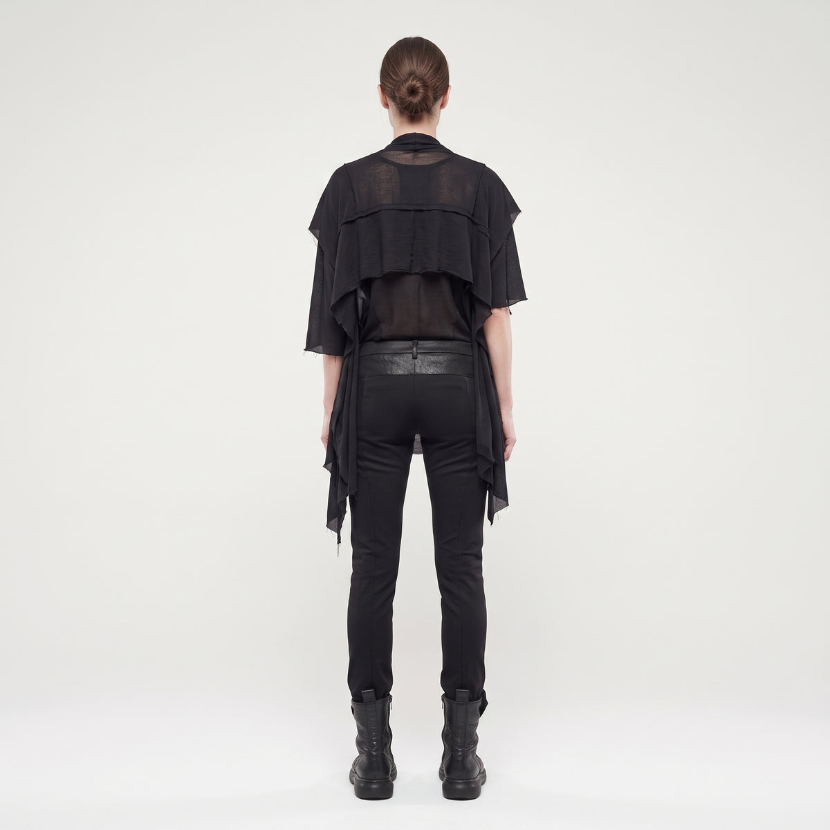 Tailored Black Slim Trousers