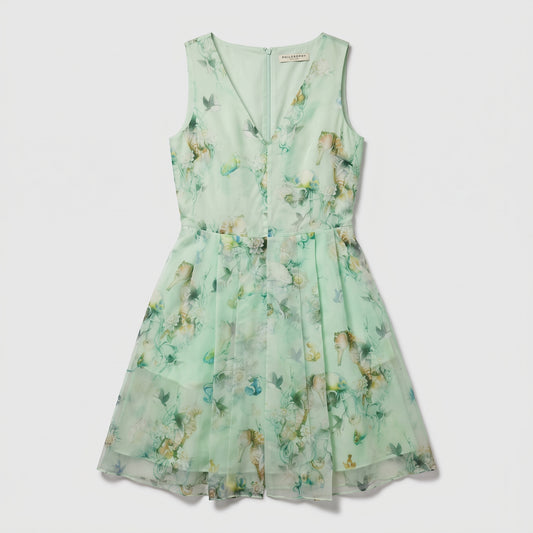 Floral Printed A-Line Dress