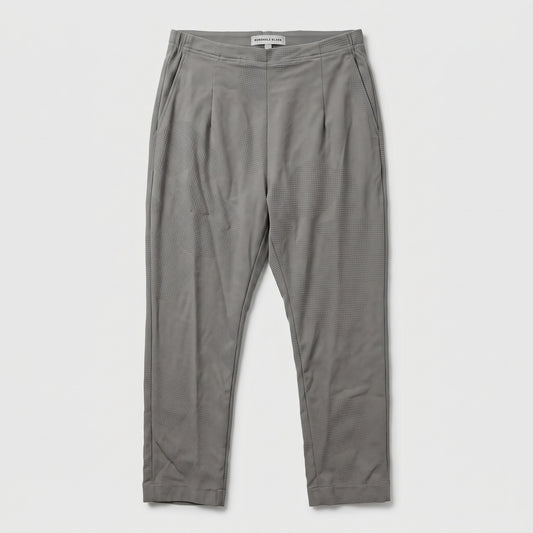 Textured Grey Tailored Trousers