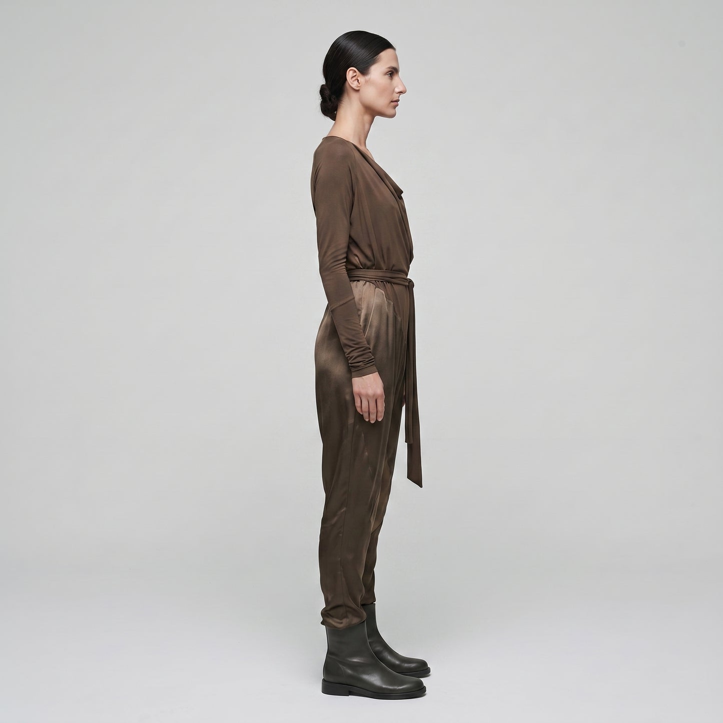 Elegant V-Neck Wrap Jumpsuit