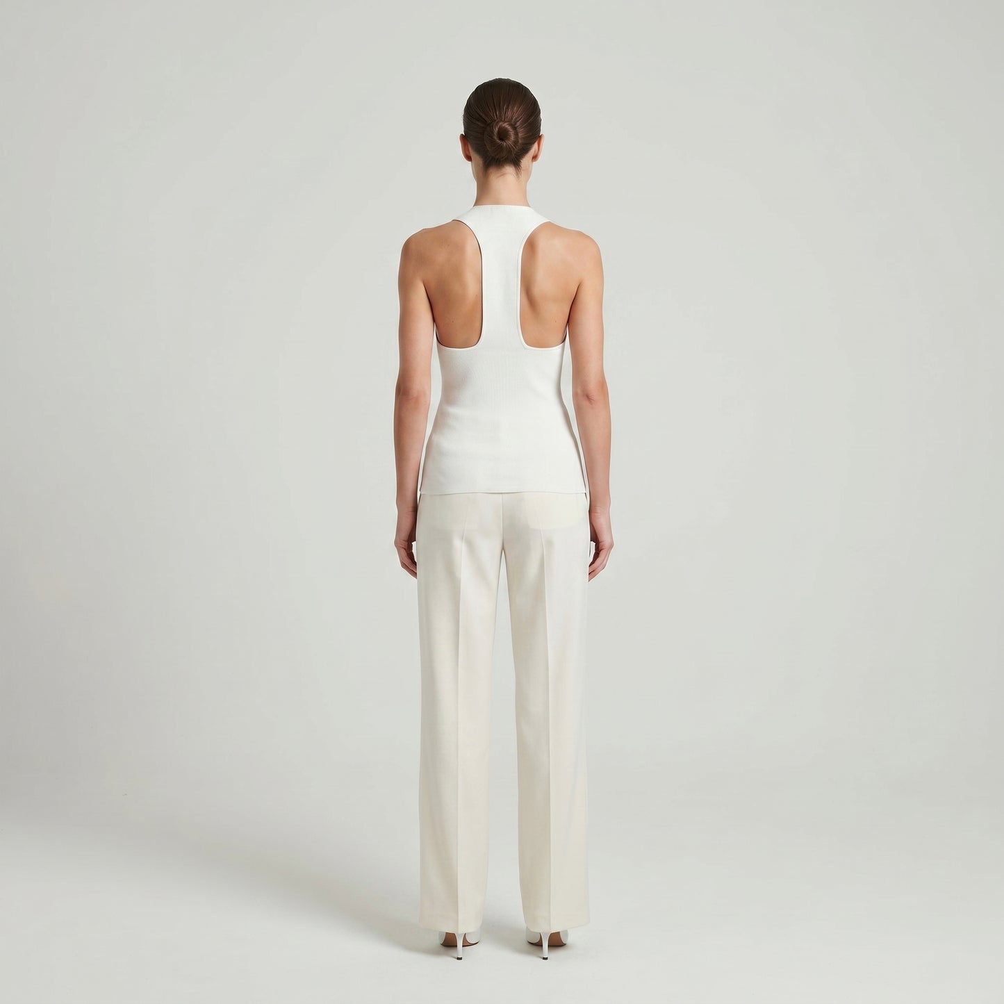 Essential Ribbed V-Neck Tank
