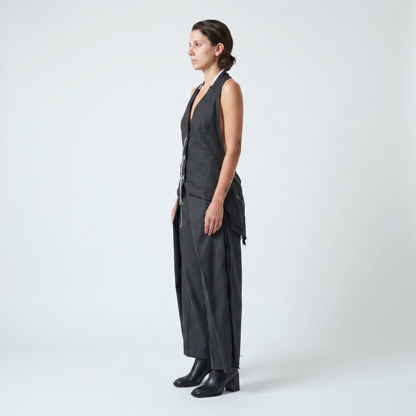 Tailored Halter Neck Vest