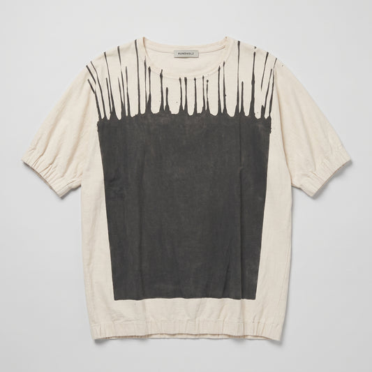 Abstract Print Cotton Tee
